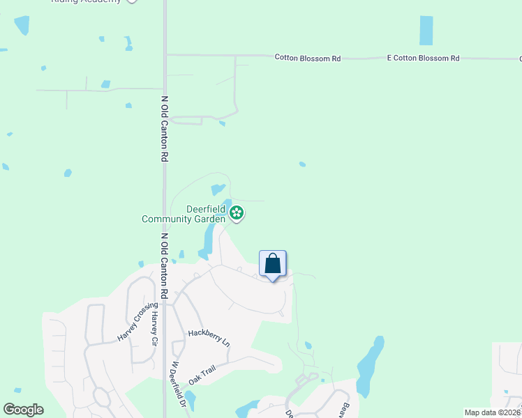 map of restaurants, bars, coffee shops, grocery stores, and more near 299 Cripple Creek Road in Canton