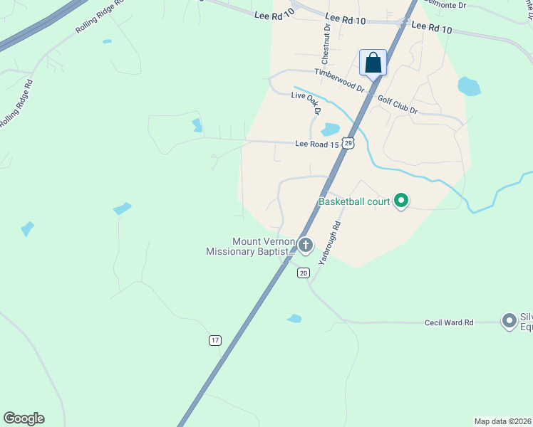 map of restaurants, bars, coffee shops, grocery stores, and more near 75 Lee Road 872 in Auburn