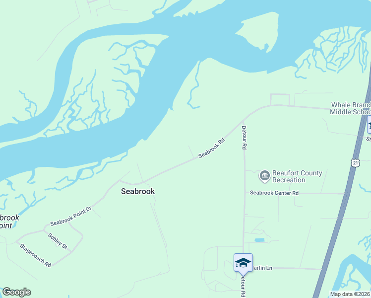 map of restaurants, bars, coffee shops, grocery stores, and more near 170 Seabrook Road in Seabrook