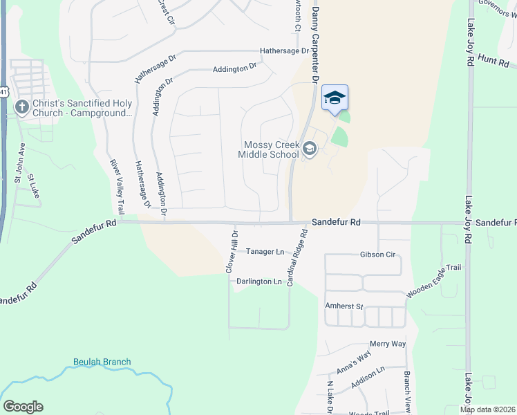 map of restaurants, bars, coffee shops, grocery stores, and more near Pearl Moss Lane in Kathleen