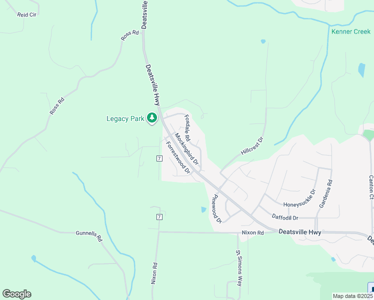 map of restaurants, bars, coffee shops, grocery stores, and more near Mockingbird Dr in Millbrook