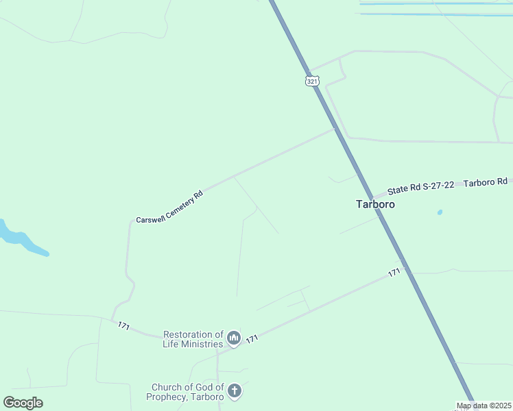 map of restaurants, bars, coffee shops, grocery stores, and more near Brown Road in Jasper County