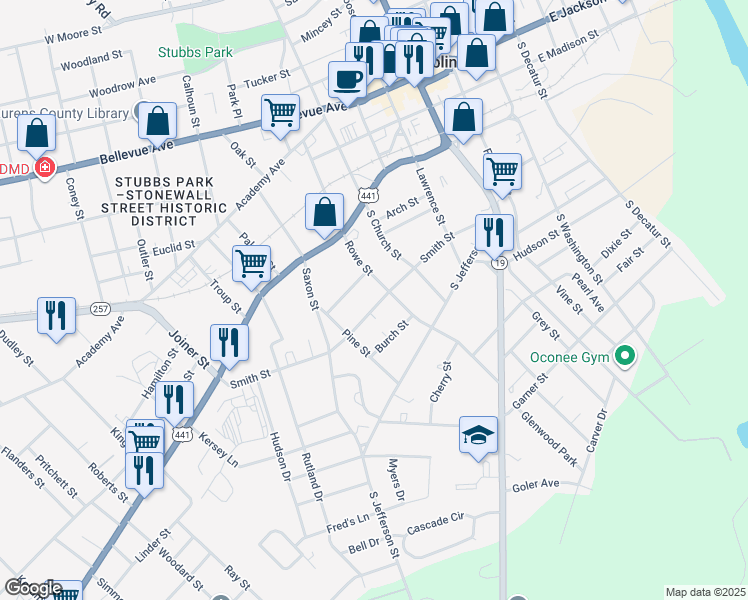 map of restaurants, bars, coffee shops, grocery stores, and more near 509 Smith Street in Dublin