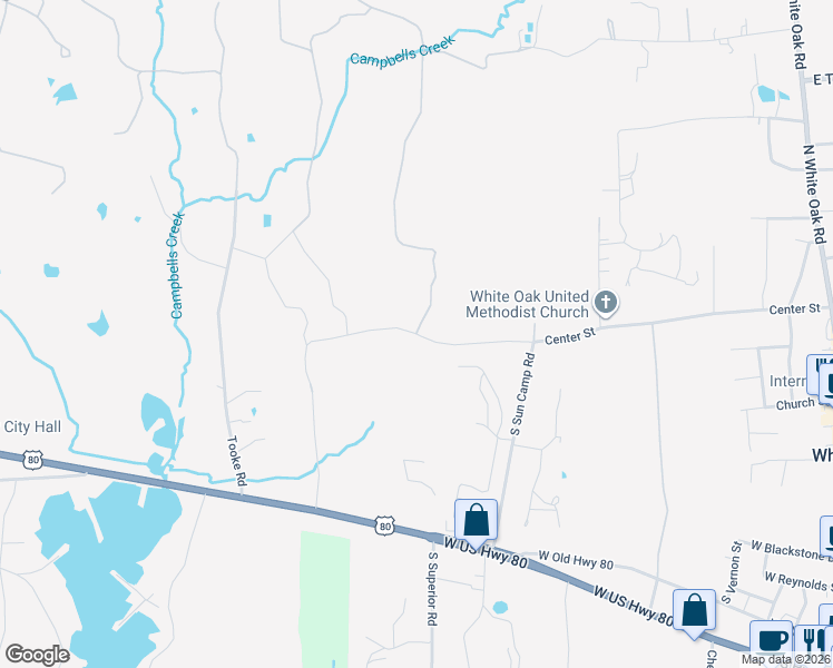 map of restaurants, bars, coffee shops, grocery stores, and more near 699 West Center Street in Longview