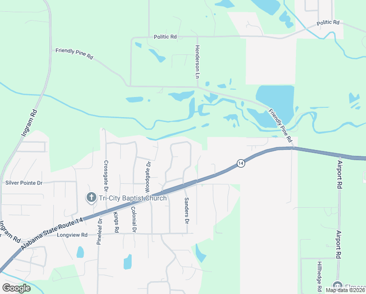 map of restaurants, bars, coffee shops, grocery stores, and more near 344 Brownstone Loop in Elmore