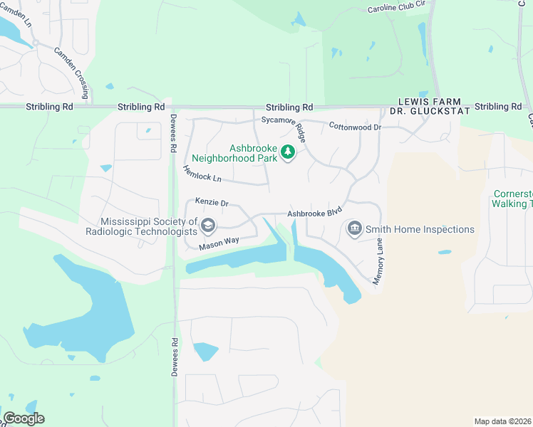 map of restaurants, bars, coffee shops, grocery stores, and more near Ashbrooke Boulevard in Madison