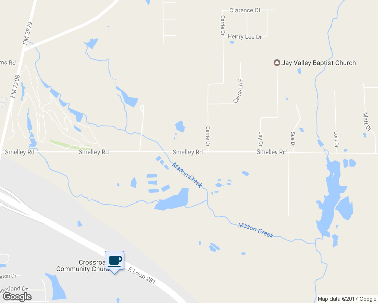 map of restaurants, bars, coffee shops, grocery stores, and more near 3991 Smelley Road in Longview