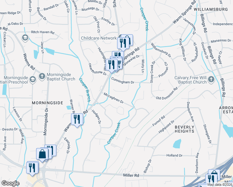 map of restaurants, bars, coffee shops, grocery stores, and more near 5220 Spinnaker Ct in Columbus