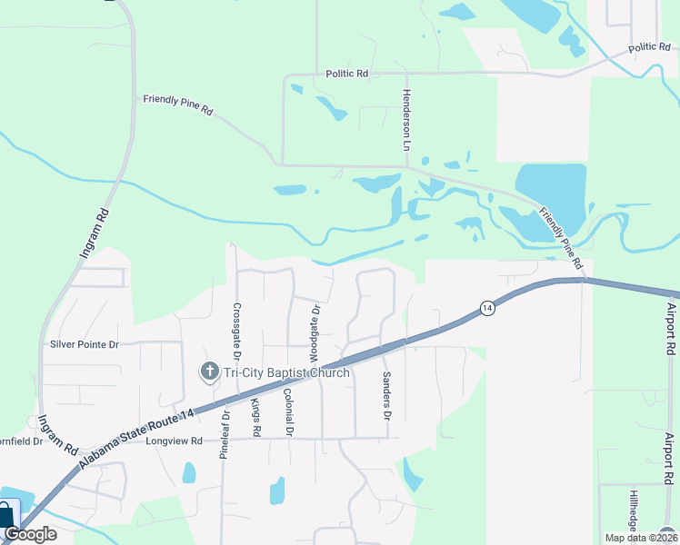 map of restaurants, bars, coffee shops, grocery stores, and more near 218 Scenic Drive in Elmore