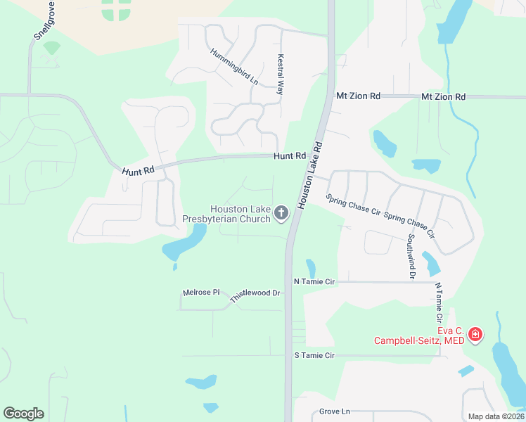 map of restaurants, bars, coffee shops, grocery stores, and more near 208 Baxter Drive in Kathleen