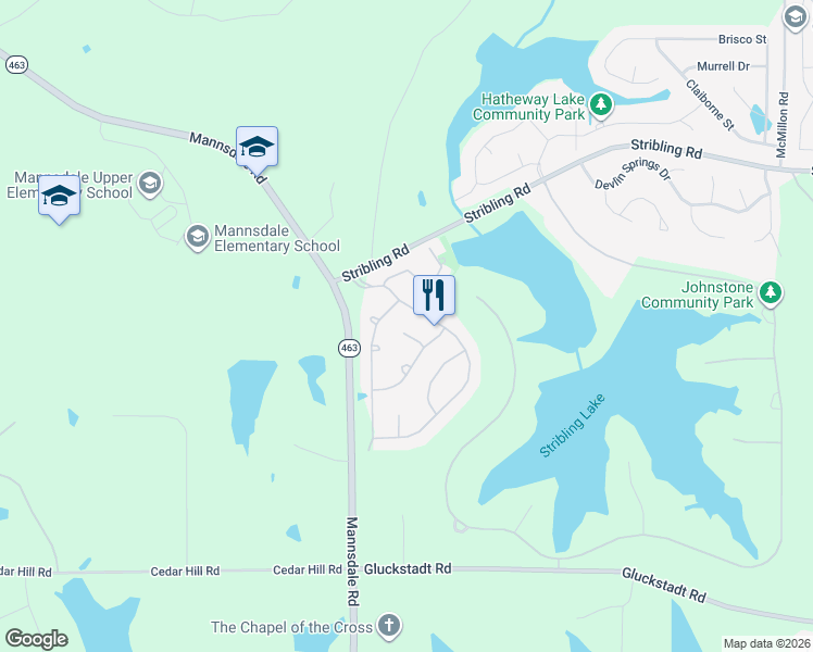 map of restaurants, bars, coffee shops, grocery stores, and more near 107 Linden Cove in Madison