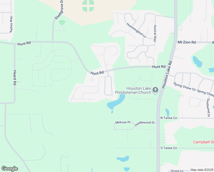 map of restaurants, bars, coffee shops, grocery stores, and more near 306 Hearthwood Drive in Kathleen