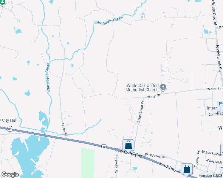 map of restaurants, bars, coffee shops, grocery stores, and more near 699 West Center Street in Longview