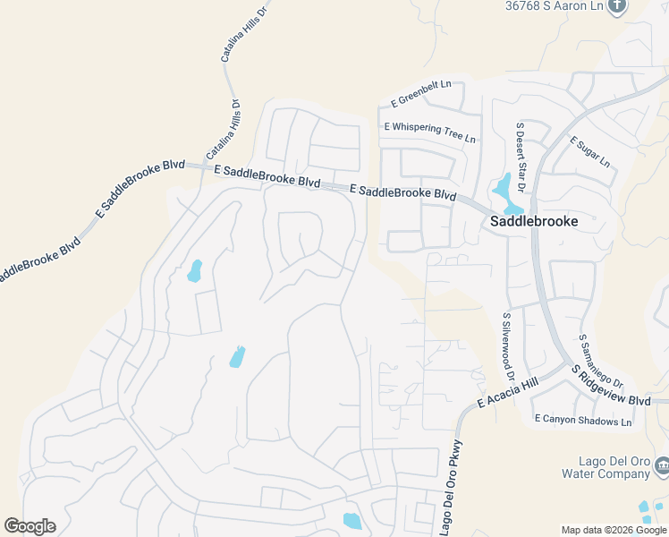 map of restaurants, bars, coffee shops, grocery stores, and more near 37840 Desert Terrace Drive in Tucson