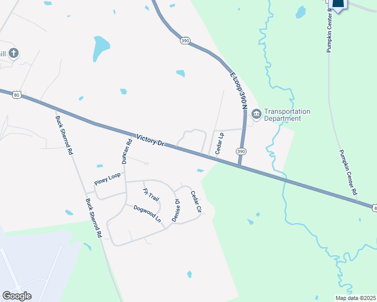 map of restaurants, bars, coffee shops, grocery stores, and more near U.S. 80 in Marshall