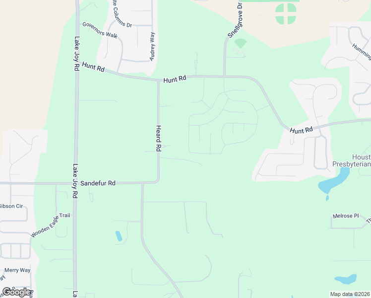 map of restaurants, bars, coffee shops, grocery stores, and more near 144 Heard Road in Kathleen