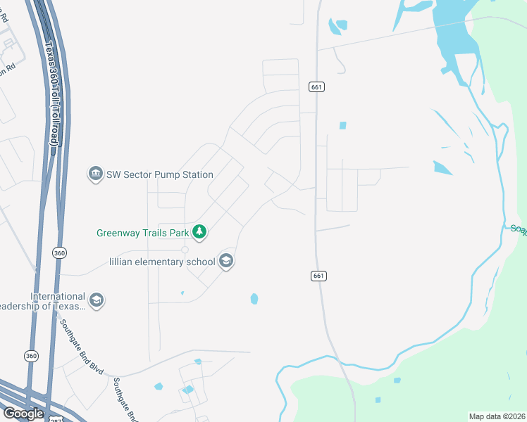 map of restaurants, bars, coffee shops, grocery stores, and more near 3615 Rolling Meadows Drive in Midlothian