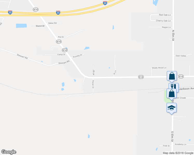 map of restaurants, bars, coffee shops, grocery stores, and more near 730 West McKinley Avenue in Haughton