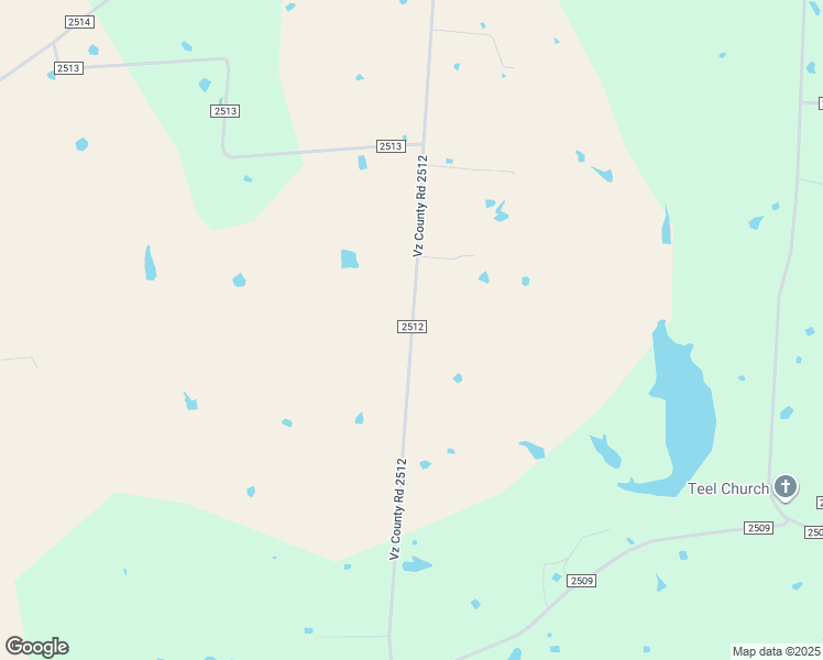 map of restaurants, bars, coffee shops, grocery stores, and more near County Road 2512 in Canton