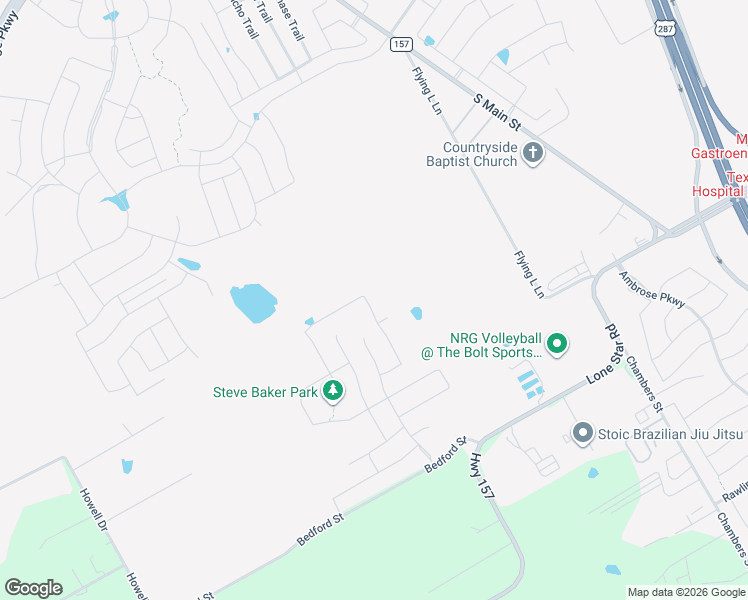 map of restaurants, bars, coffee shops, grocery stores, and more near 1398 County Road 621 in Mansfield