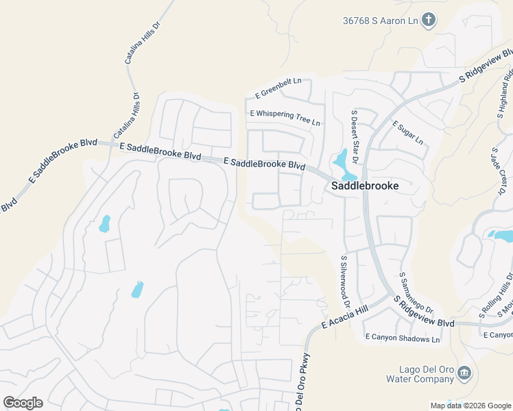 map of restaurants, bars, coffee shops, grocery stores, and more near 37721 South Border Drive in Tucson
