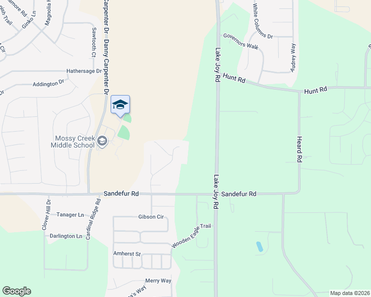 map of restaurants, bars, coffee shops, grocery stores, and more near 118 Mallards Landing Drive in Kathleen