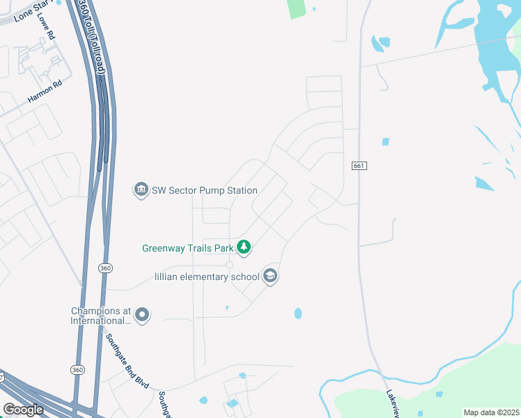map of restaurants, bars, coffee shops, grocery stores, and more near 3648 Twin Pines Drive in Midlothian