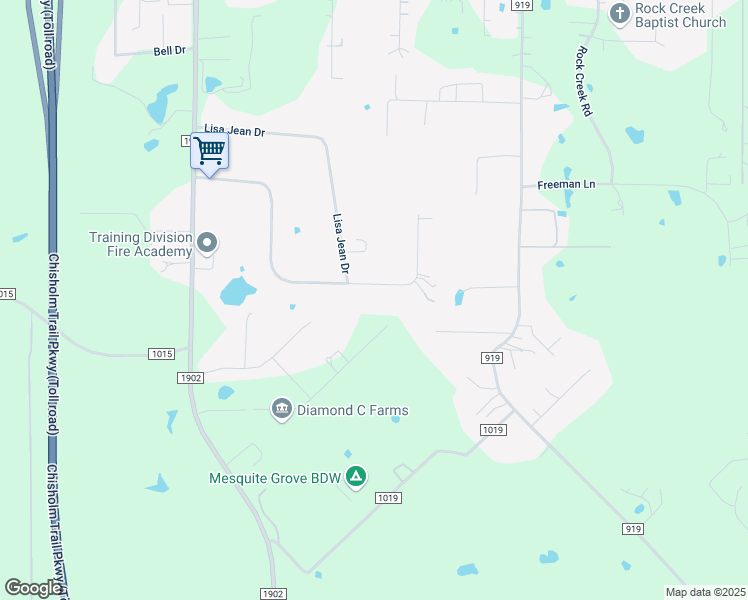 map of restaurants, bars, coffee shops, grocery stores, and more near 3213 Brett Jackson Drive in Crowley