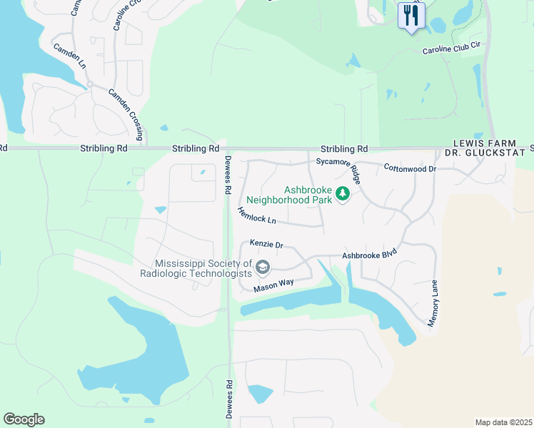 map of restaurants, bars, coffee shops, grocery stores, and more near 115-199 Hemlock Ln in Madison