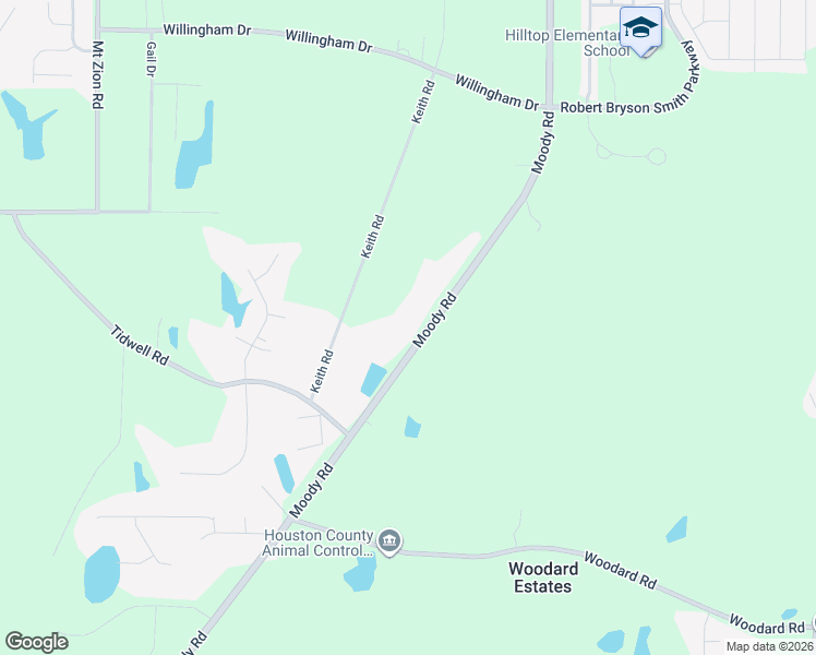 map of restaurants, bars, coffee shops, grocery stores, and more near 3231 Moody Road in Bonaire