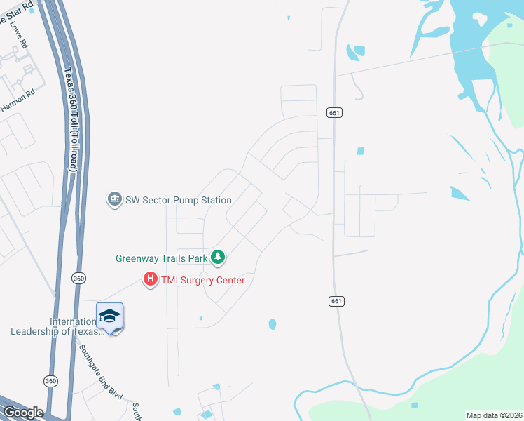map of restaurants, bars, coffee shops, grocery stores, and more near 3615 Rolling Meadows Drive in Midlothian