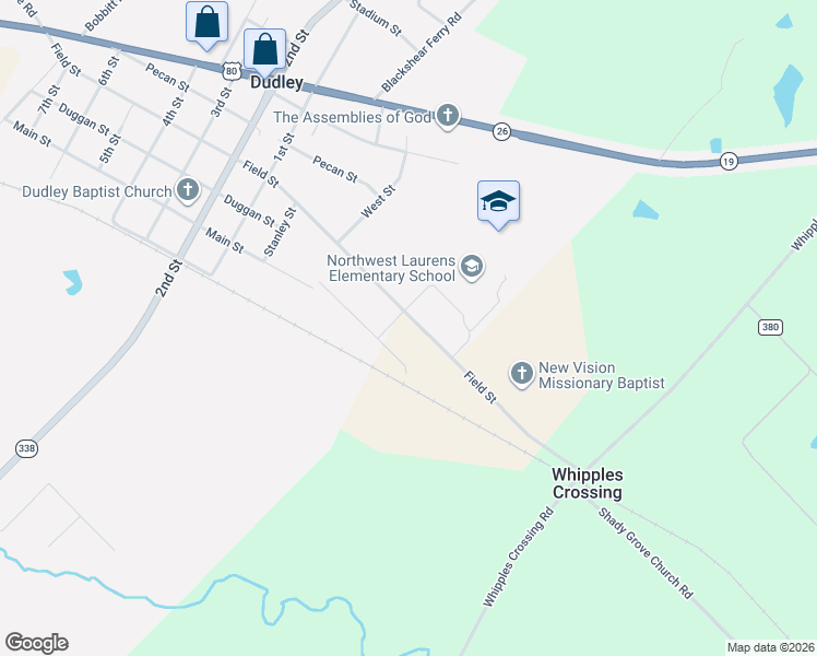 map of restaurants, bars, coffee shops, grocery stores, and more near 978 Field Street in Dudley