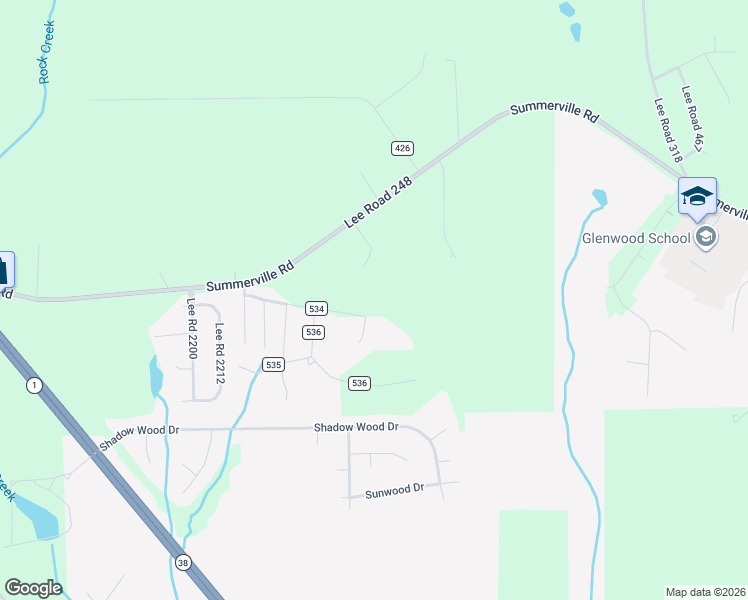 map of restaurants, bars, coffee shops, grocery stores, and more near 53 Lee Road 534 in Smiths Station
