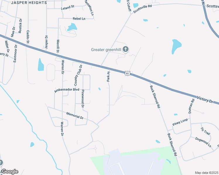 map of restaurants, bars, coffee shops, grocery stores, and more near 239 Park Pl in Marshall