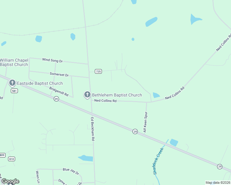 map of restaurants, bars, coffee shops, grocery stores, and more near 544 Ned Collins Road in Dublin