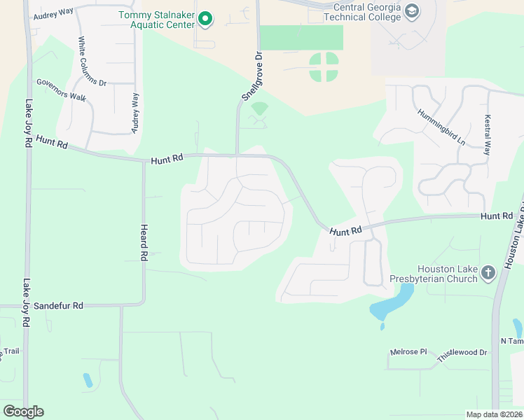 map of restaurants, bars, coffee shops, grocery stores, and more near 104 Weston Drive in Kathleen
