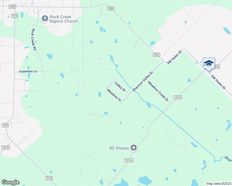 map of restaurants, bars, coffee shops, grocery stores, and more near 10501 Shannon Valley Drive in Crowley