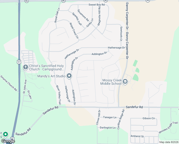 map of restaurants, bars, coffee shops, grocery stores, and more near 810 Cornwall Drive in Kathleen