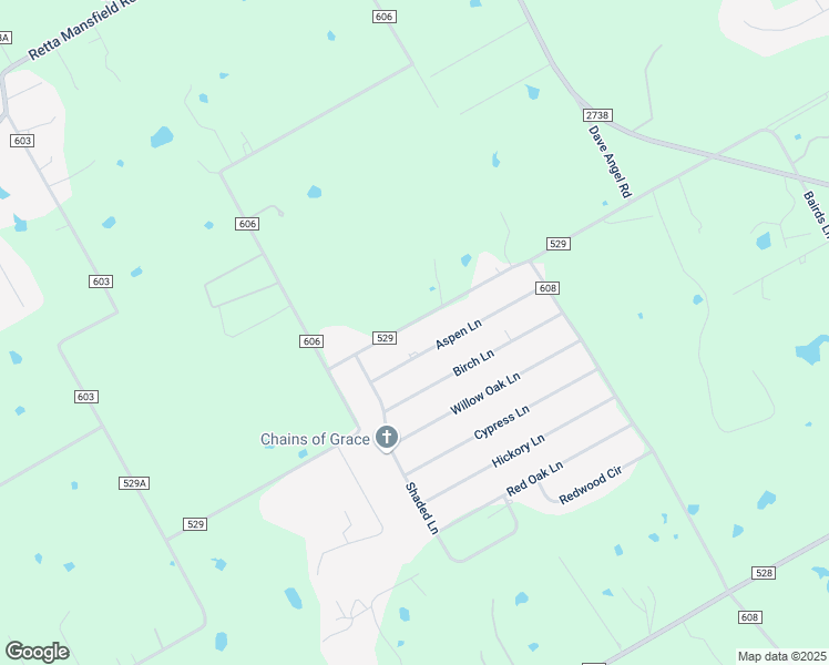 map of restaurants, bars, coffee shops, grocery stores, and more near 2432 County Road 529 in Burleson