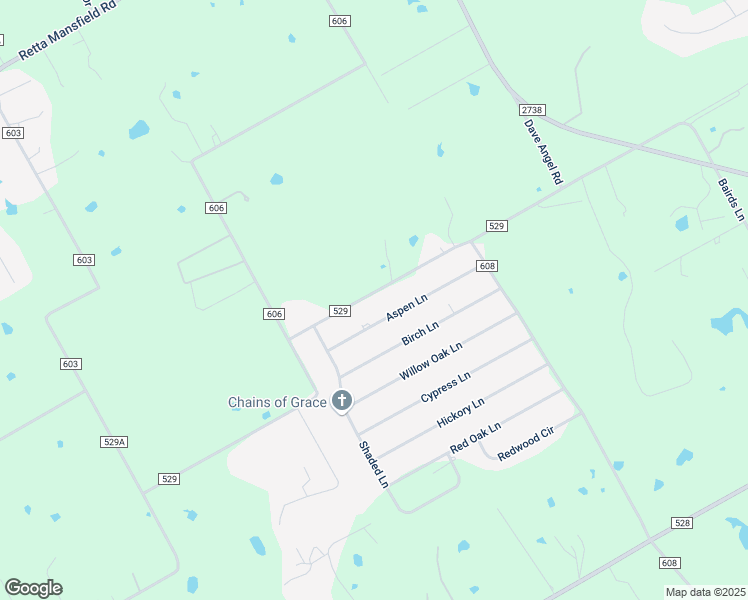 map of restaurants, bars, coffee shops, grocery stores, and more near 2432 County Road 529 in Burleson