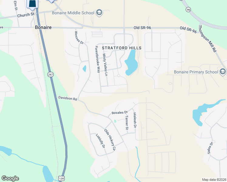 map of restaurants, bars, coffee shops, grocery stores, and more near 712 Bedfordshire Lane in Bonaire