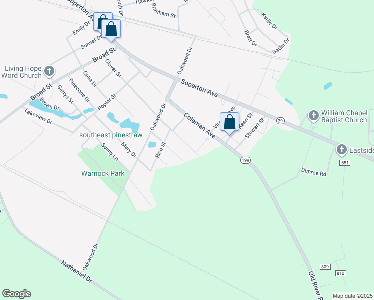 map of restaurants, bars, coffee shops, grocery stores, and more near 515 Clover Street in East Dublin
