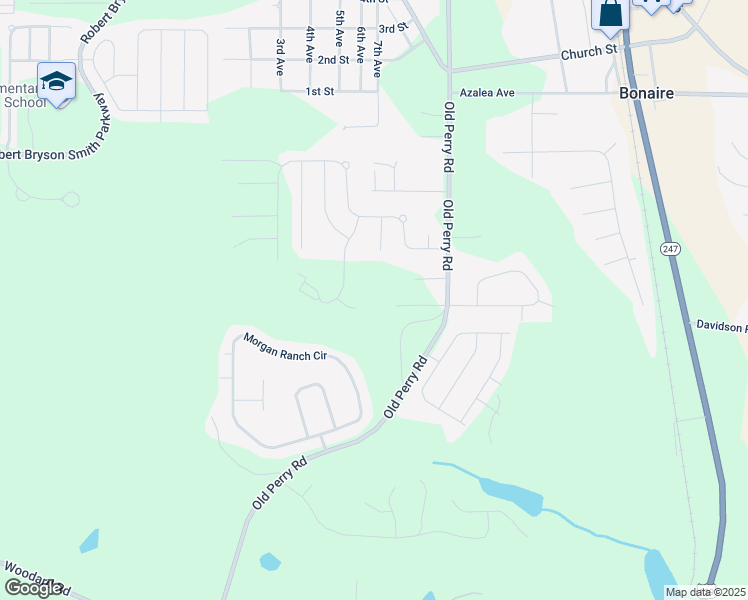 map of restaurants, bars, coffee shops, grocery stores, and more near 1399 Adirondac Way in Bonaire