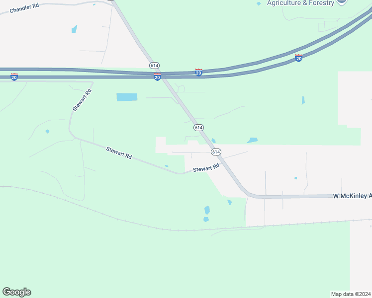 map of restaurants, bars, coffee shops, grocery stores, and more near 1250 Camp Street in Haughton