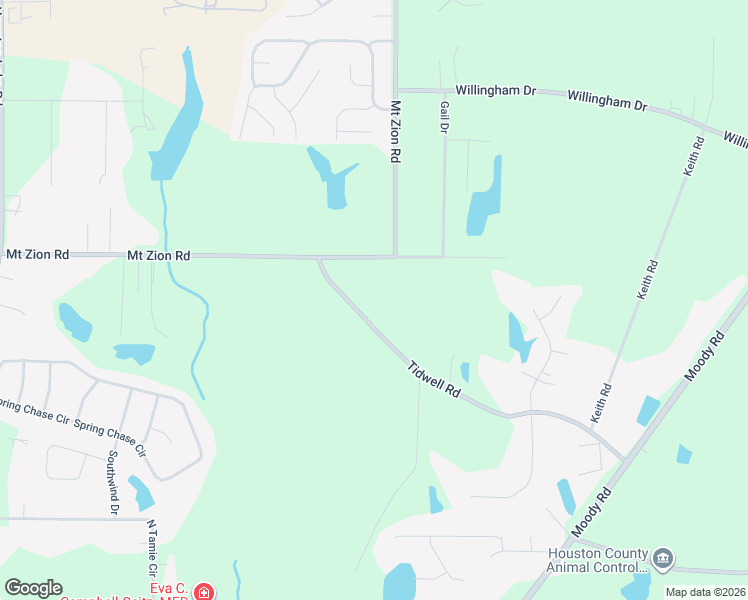 map of restaurants, bars, coffee shops, grocery stores, and more near 244 Tidwell Road in Bonaire