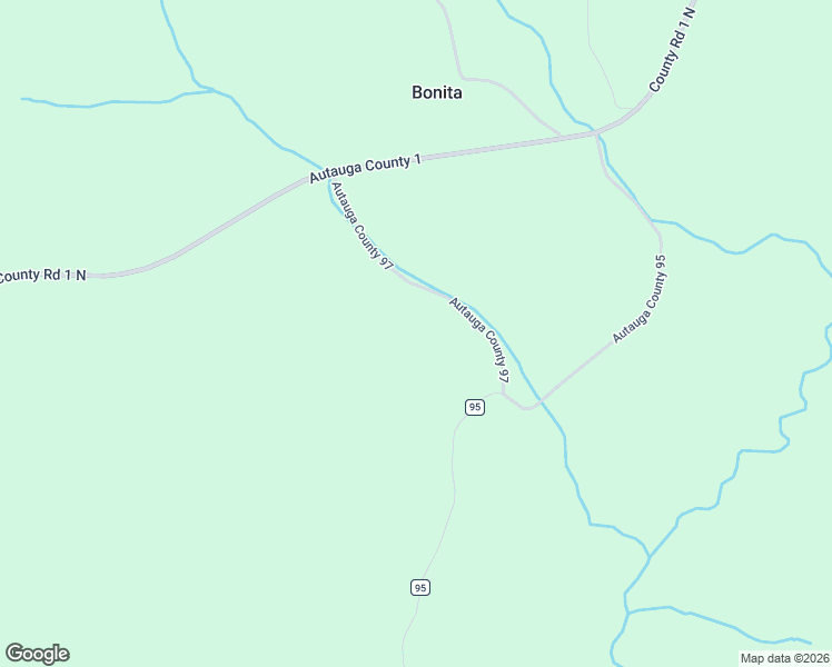 map of restaurants, bars, coffee shops, grocery stores, and more near 689 County Road 95 in Autauga