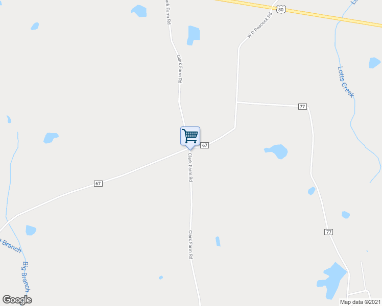 map of restaurants, bars, coffee shops, grocery stores, and more near 299 Clark Farm Road in Twin City