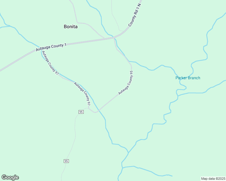 map of restaurants, bars, coffee shops, grocery stores, and more near 743 County Road 95 in Jones