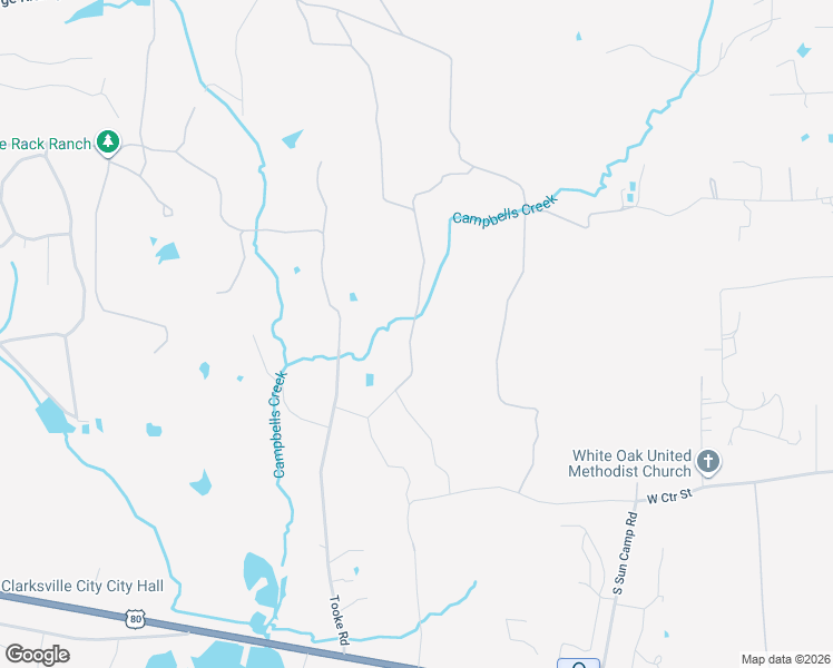 map of restaurants, bars, coffee shops, grocery stores, and more near 533 Tooke Road in Longview