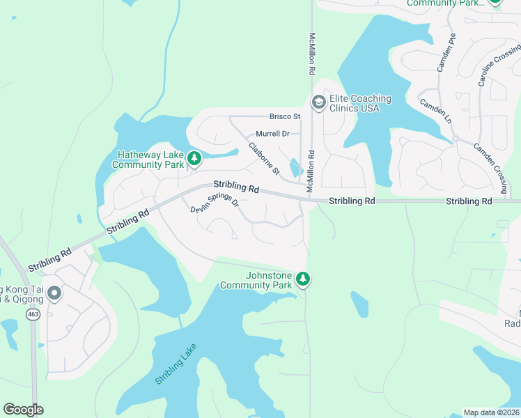 map of restaurants, bars, coffee shops, grocery stores, and more near 142 Devlin Springs Drive in Madison